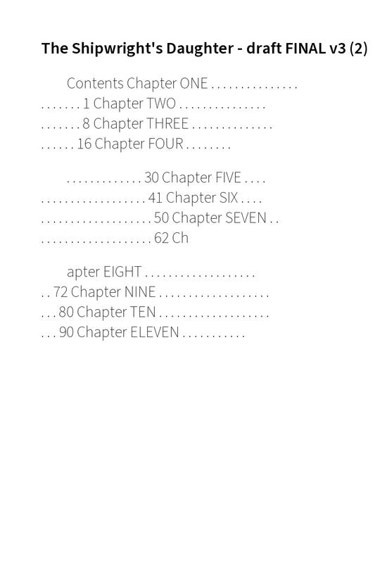The raw Word document